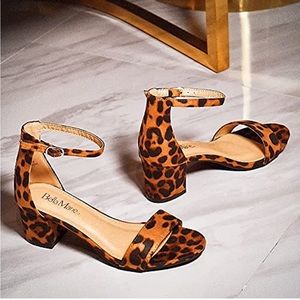 Women's Strappy Open Toe Block Heel Sandals